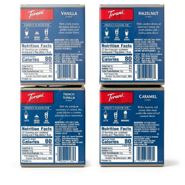 Torani Syrup Variety Pack Coffee Flavoring Sugar Syrups-1
