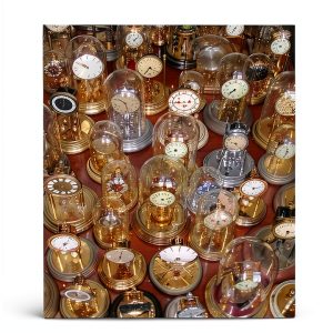 Anniversary Clock Mervyn Passmore Print Replica-0