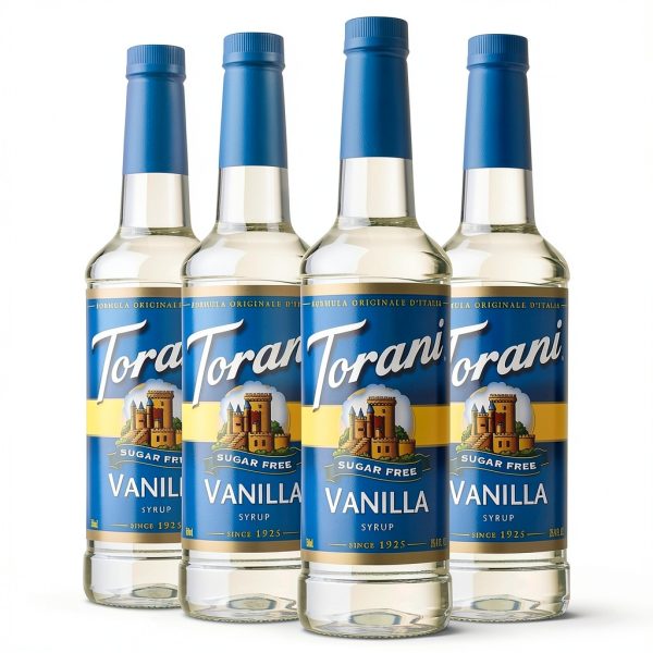Torani Sugar Free Syrup Pack Coffee Flavoring Zero Calorie-0