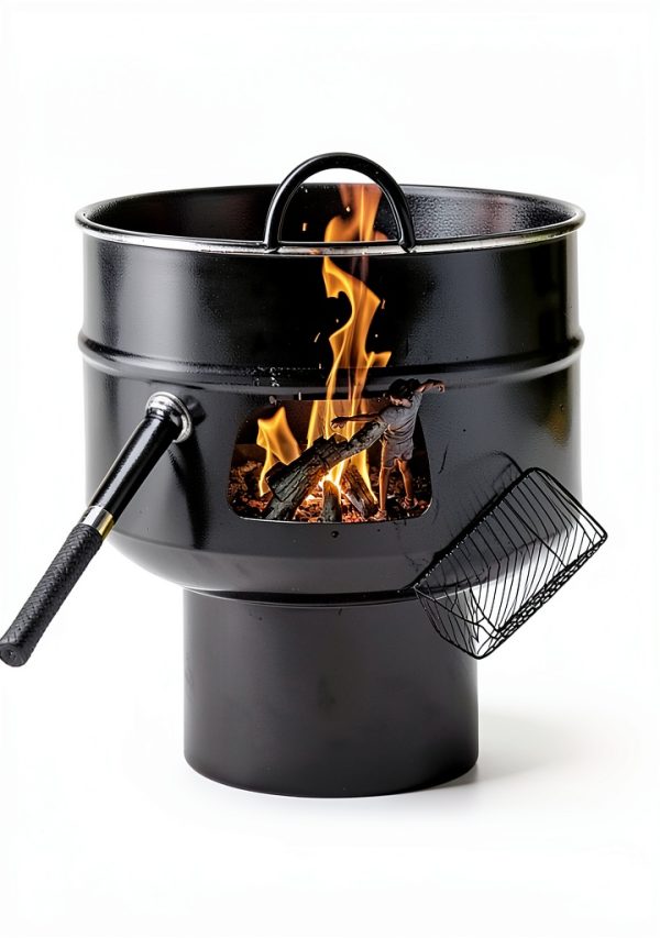 Bylion Charcoal Shovel Metal Fireplace Tool-6