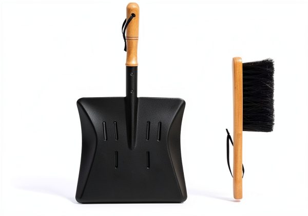 Permade Fireplace Cleaning Kit Metal Wood Shovel-1