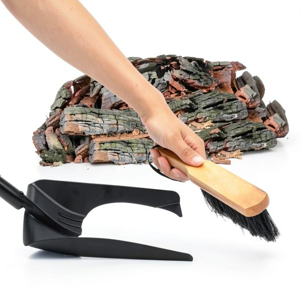 Permade Fireplace Cleaning Kit Metal Wood Shovel-5