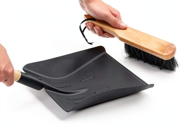 Permade Fireplace Cleaning Kit Metal Wood Shovel-3