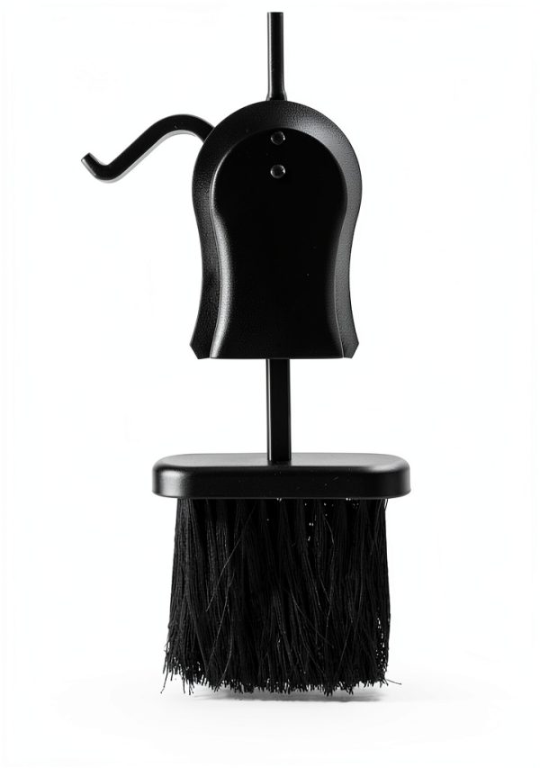 Fireplace Tool Set Uniflame Black Iron Stand-5