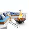 FEED GARDEN Fireplace Poker Set Metal Garden Tool-6