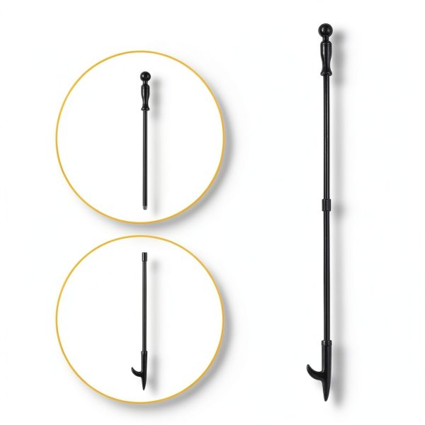 FEED GARDEN Fireplace Poker Set Metal Garden Tool-2
