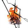 FEED GARDEN Fireplace Poker Set Metal Garden Tool-0