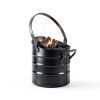 Poofzy Ash Bucket 2.6 Gallon Fireplace Set with Lid, Shovel Broom-5