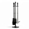 Fire Beauty Fireplace Tool Set 4-Piece Wrought Iron with Ergonomic-6