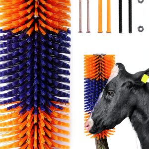 Livestock Scratch Brush Cididu Horse Grooming Brush with 4 Screws-0