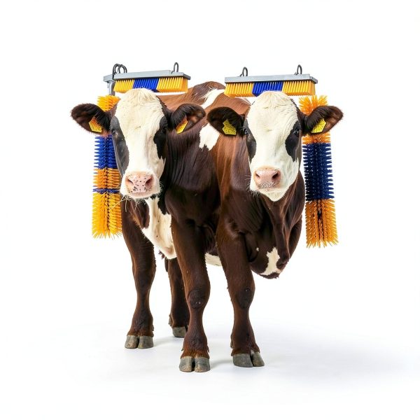 Livestock Scratch Brush Spring Holder - Sayunie Brush for Cattle-6