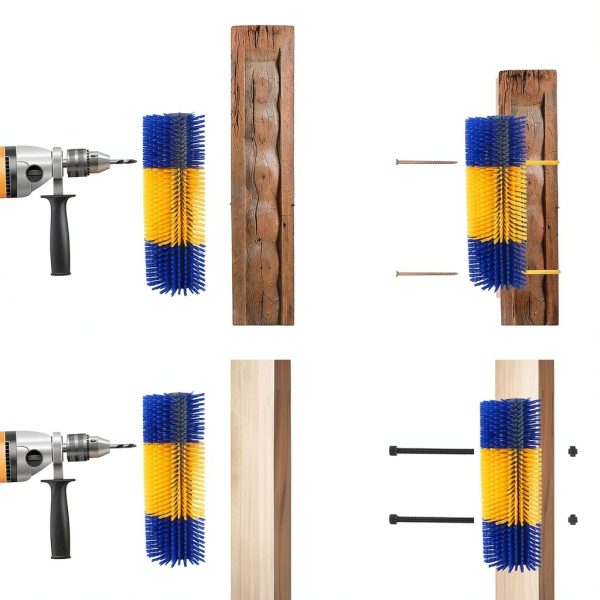 Livestock Scratching Brush JUNJIAHAOZHU 2pcs Set for Cows Horses Nylon-3