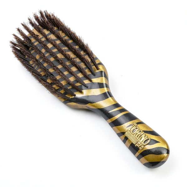Torino Pro Wave Brush #262-7 Row Medium Boar Bristle Grooming Brush-0