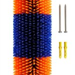 Livestock Scratch Brush Kit KUNBEIEN Horse Brush 304 Yellow/Green-0