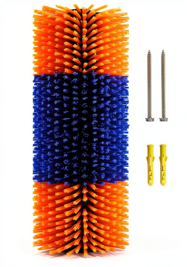 Livestock Scratch Brush Kit KUNBEIEN Horse Brush 304 Yellow/Green-0