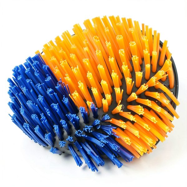 Livestock Scratch Brush Kit KUNBEIEN Horse Brush 304 Yellow/Green-1