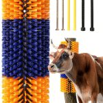 Livestock Scratch Brush RUSIW Yellow 2 Pack for Horses Cows Goats-0