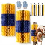 Livestock Scratch Brush 2PCS by TAGYSH Massage for Horses, Cattle-0