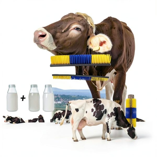 Livestock Scratch Brush 2PCS by TAGYSH Massage for Horses, Cattle-3