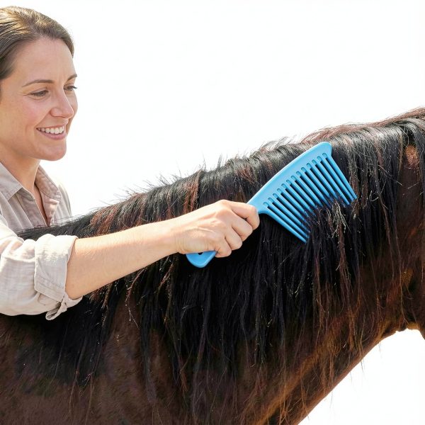 Horse Grooming Kit TERPUP 13-Piece Brush Set with Organizer Bag-4