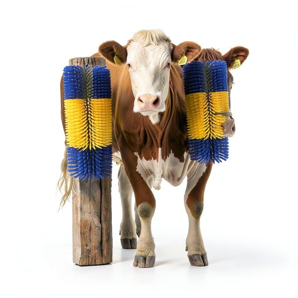 Livestock Scratching Brush JUNJIAHAOZHU 2pcs Set for Cows Horses Nylon-5