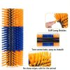 Livestock Scratch Brush RUSIW Yellow 2 Pack for Horses Cows Goats-1