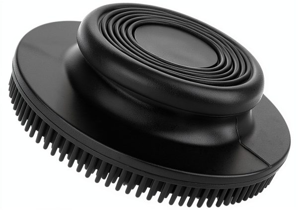 Horse Face Grooming Brush LBH MARKET Soft Rubber 3-Inch Curry Comb-0
