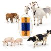 Livestock Scratch Brush RUSIW Yellow 2 Pack for Horses Cows Goats-6