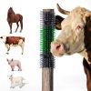 Livestock Scratch Brush by Rouisxue – Gray 2‑Piece Fence Post Groomer-4